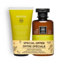 Apivita Promo Pack Gentle Daily Shampoo 250ml - Conditioner 150ml