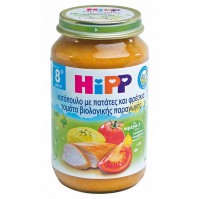 Hipp Βρεφικό Γεύμα Κοτόπουλο Με Πατάτες Και Φρέσκια Ντομάτα Βιολογικής Καλλιέργειας Μετά Τον 8o Μήνα 220g