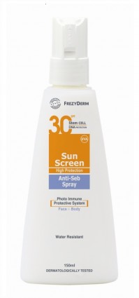 Frezyderm Sun Screen Anti-Seb Spray Spf30 150Ml