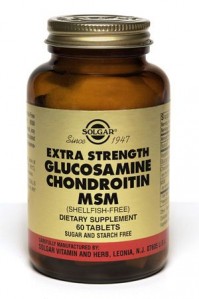 Solgar Extra Strength Glucosamine-Chondroitin-Msm Tabs 60S
