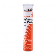 Health Aid Vit C 1000Mg Orange 20Effervent tabs