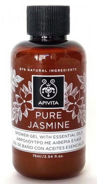 Apivita Μινι Αφρολουτρο Pure Jasmine 75ml