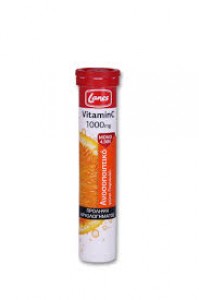 Lanes Vitamic C 20 Effervescent Tabs Πορτοκάλι