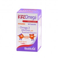 Health Aid Kidzomega 3 + Vitamins Chewable 60Caps