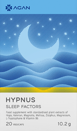 Agan Hypnus Sleep Factors 20vegicaps