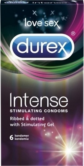 Durex Intense Stimulating Condoms 6Τμχ