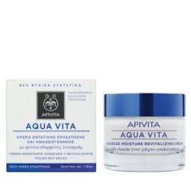 Apivita Aqua Vita Κρέμα 24 Ωρης Ενυδάτωσης Για Πολύ Ξηρές Επιδερμίδες 50Ml