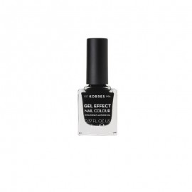 Korres Gel Effect Nail Color 100 Black 11Ml