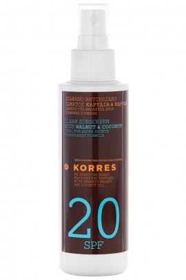 Korres Sun Clear Spray Oil Spf20 150Ml